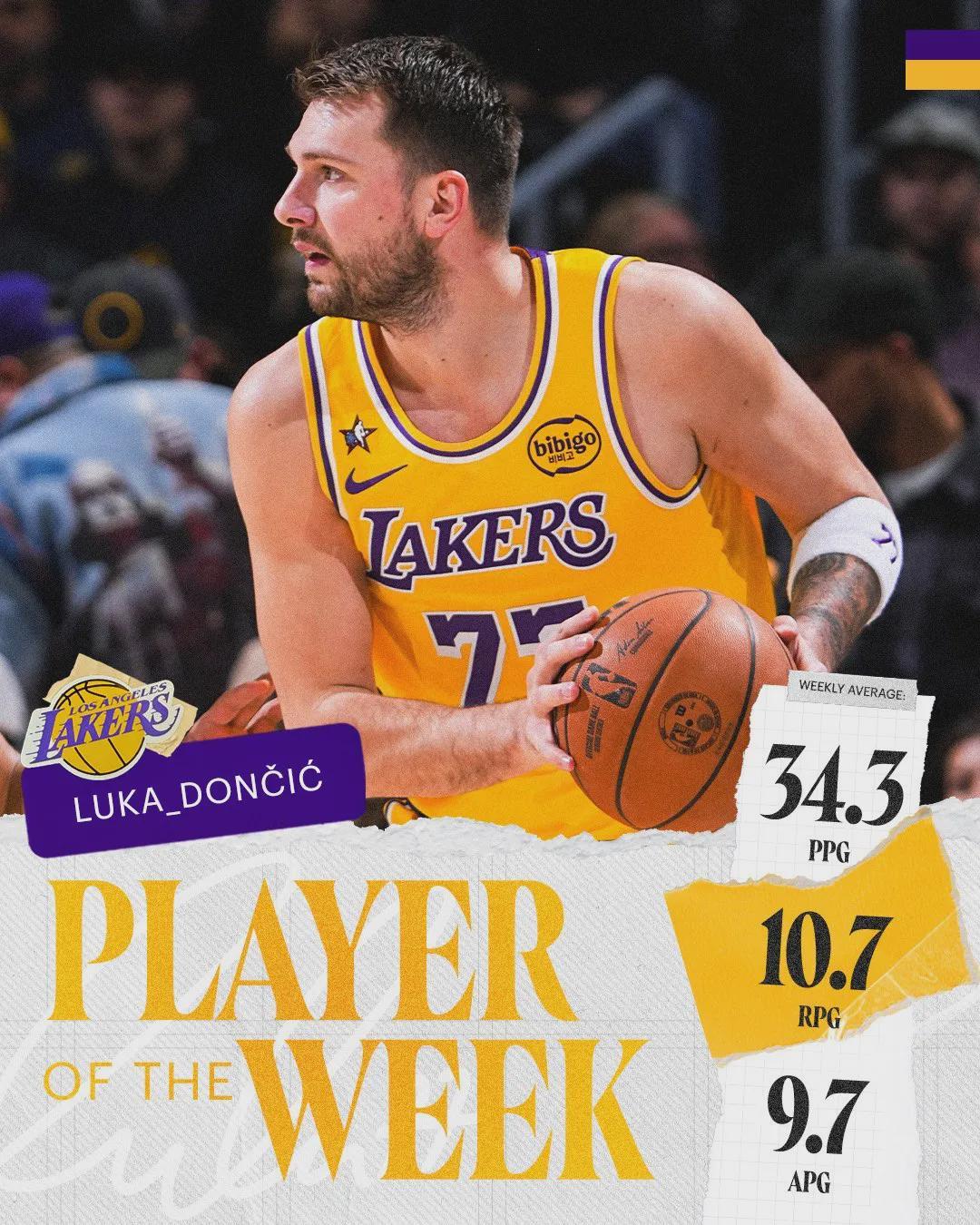 ng体育app-致敬科比！东契奇46分7板11助！并列湖人队史第一